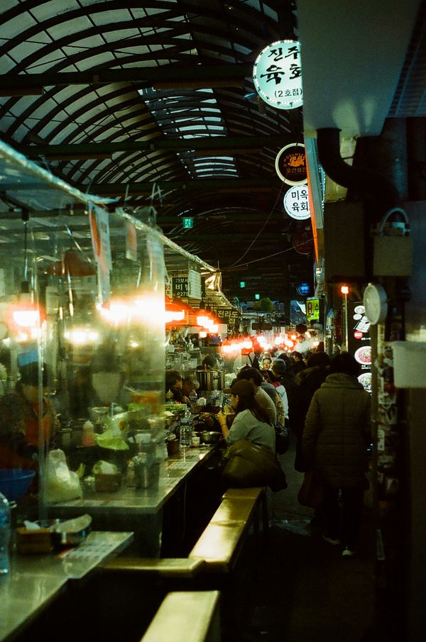 Street food at Dongdaemun Market